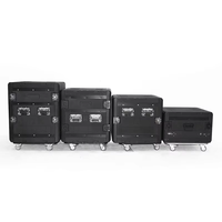 19 "2U 3U 4U 5U 6U 8U 10U Amplificateur Porte Coulissante Empilable AMP PE Flight Case Flight Case Micro Shockproof Event Flight Case