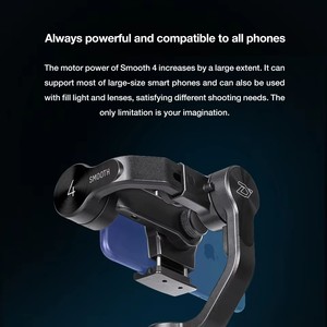<span class=keywords><strong>Stabilisateur</strong></span> de téléphone portable à 3 axes <span class=keywords><strong>Smooth</strong></span> <span class=keywords><strong>4</strong></span>, télécommande sans fil pour smartphones et appareils photo - Product Image 4