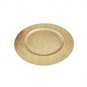 Metal Charger Plate Handmade Classic Design for Event Catering Services Providing Beautiful Presentation High-Class Functions - Product Image 1