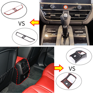 Panel Decorativo de Fibra de Carbono Real para la Consola Central, Cubierta de Palanca de Cambios, Molduras Interiores para <span class=keywords><strong>Porsche</strong></span> <span class=keywords><strong>Macan</strong></span> 2022+, Accesorios de Mejora para Automóviles - Product Image 6