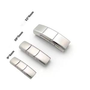 Magnetic Gold Stainless Steel Clasp for <b>Leather</b> <b>Bracelet</b> Magnetic Jewelry Making Components - Product Image 2