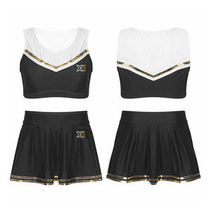 Best Price Professional Manufacturer Trendy Modern Fashion Custom Logo Unique Design <b>Cheerleading</b> <b>Uniforms</b> - Product Image 2