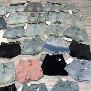 Shorts en Jean Denim d'<span class=keywords><strong>Occasion</strong></span> pour Femmes, Tailles Mixtes, Vente en Gros - Product Image 1