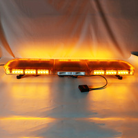 Barre lumineuse de signalisation à LED ambre super fine 3W, 12V-24V, lampe clignotante, étanche, accessoires d'éclairage automobile