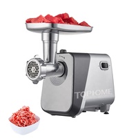 Vente en gros de hachoir électrique 2200W pour la cuisine, hachoir à viande avec presse-agrumes à tomates