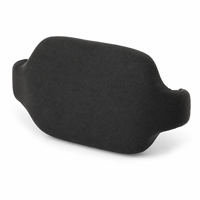 Coussin lombaire en mousse à mémoire de forme avec ailes latérales, oreiller de soutien lombaire ovale pour chaises de bureau, coussin enveloppant pour le dos pour sièges domestiques