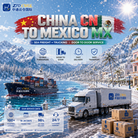Transitaire maritime Mexique, fret océanique depuis la Chine, marchandises générales, service DDP porte-à-porte, agent