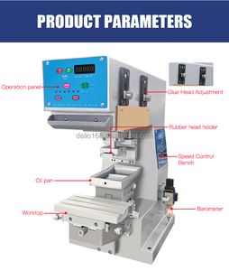 Machine d'impression tampon à plateau d'encre ouvert pour jouets, stylos, bouteilles, cosmétiques, masques, petits logos, <span class=keywords><strong>outil</strong></span> <span class=keywords><strong>de</strong></span> transfert thermique <span class=keywords><strong>en</strong></span> silicone - Product Image 5