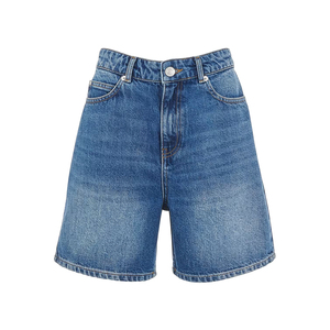 Pantalones Cortos de Mezclilla de Algodón para Hombre, Corte Holgado, Silueta Relajada, Estilo Urbano, Tendencia Verano 2026, Esencial para la Moda Urbana - Product Image 1