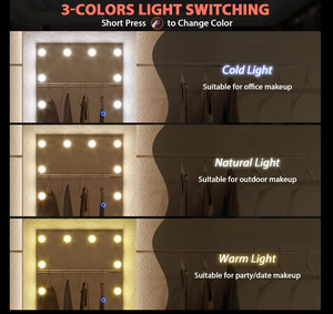 Venta directa <span class=keywords><strong>de</strong></span> fábrica <span class=keywords><strong>de</strong></span> China, <span class=keywords><strong>espejo</strong></span> <span class=keywords><strong>de</strong></span> maquillaje Rectangular <span class=keywords><strong>de</strong></span> vidrio <span class=keywords><strong>de</strong></span> <span class=keywords><strong>cuerpo</strong></span> completo <span class=keywords><strong>de</strong></span> diseño moderno con características inteligentes y Marco <span class=keywords><strong>de</strong></span> metal - Product Image 3