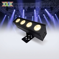 Projecteur de scène LED XJ en aluminium à 4 faisceaux avec contrôle DMX512 pour clubs, soirées, DJ et parcs à thème