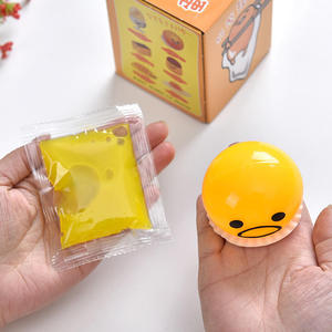 Halloween Gekke Speelgoed Misselijkheid Dooier Braakt Grappig Squishy Slijmbal Speelgoed Eieren Stress Verlichten Grappig Speelgoed - Product Image 2