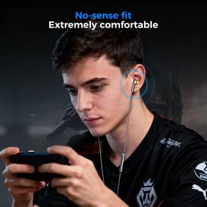 Auriculares para juegos PLEXTONE G18, auriculares internos para juegos, auriculares tipo C con micrófonos, 4 tipos de efectos de juego, Deltaforce - Product Image 3