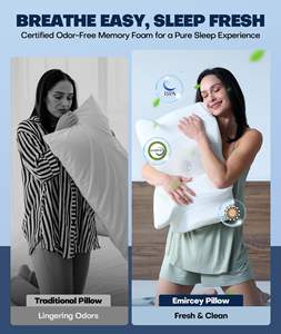 Almohada Cervical Ergonómica de Espuma Viscoelástica para Dormir, Soporte para Cabeza y Cuello, Almohada para Dormir de Lado para Adultos - Product Image 5