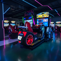Matériel de machine de jeu d'arcade à monnayeur : Simulateur de course automobile, Simulateur de conduite d'attractions, Console d'arcade d'attractions