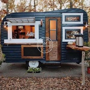 2025 <b>Sale</b> Food Truck Trailer Movable Fast Food Truck for Dessert Pizza Drinks With Snack Equipment - Product Image 5