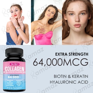 Capsules de <span class=keywords><strong>collagène</strong></span> de haute qualité Amaz OEM 14 en 1 avec biotine, complément pour cheveux, peau et ongles, capsules de <span class=keywords><strong>collagène</strong></span> et biotine, <span class=keywords><strong>beauté</strong></span> - Product Image 6