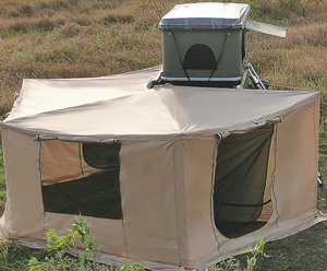 Vente en gros Tente familiale en toile avec annexe Auvent pour voiture, <span class=keywords><strong>camping</strong></span> pour se changer en plein air - Product Image 3