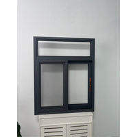 Ventana Corredera de Aluminio con Diseño de Rotura de Puente Térmico, Valor U 1.4 W/m2K, Marco 6063-T5 con Doble Acristalamiento para Proyectos de Villas