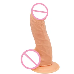 Amazon Hot Sale 8 Inch Superior with Suction Cup Anal Realistic Big Huge Penis Dildo Dildos Adult Sex Toys for Women