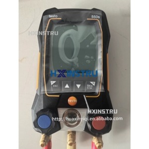 Original Testo 550s Smart Kit Smart Digital Manifold Gauge with Wireless <b>Clamp</b> Temperature Probes No 0564 5501 H - Product Image 3