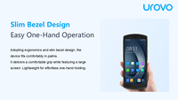 Urovo CT58C PDA Resistente, Teléfono Inteligente Industrial con NFC, Terminal de Datos Móvil, Pantalla Táctil de 5.5 Pulgadas, Cámara de 5MP, 4G+64GB