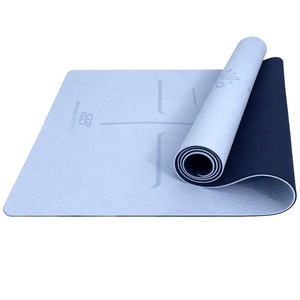 Ot-estera de <span class=keywords><strong>yoga</strong></span> antideslizante de TPE, estera de <span class=keywords><strong>Yoga</strong></span> de lujo con etiqueta privada para Pilates y fitness, venta al por mayor - Product Image 6