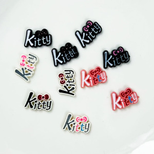 Letras de resina plástica con diseño de gatito para accesorios de joyería DIY, decoración de fundas de teléfono, zapatos y pinzas para el cabello - Product Image 2