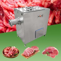 Machine à hacher la viande et les os de grande capacité avec plaques et lames pour viande congelée