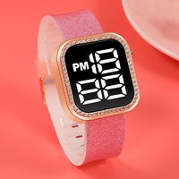 Dayllon jam tangan pintar LED anak-anak, jam tangan pintar olahraga multifungsi Digital Aloi gerakan elektronik dengan casing PC gaya kartun