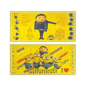 5 видов банкнот с изображением американских аниме-персонажей Миньоны, покрытых 24-каратным золотом, для подарков - Product Image 4