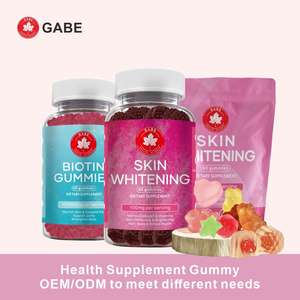Erwachsenen-Hautaufhellungs- und Whitening-Gummibärchen mit Meereskollagen, Glutathion, Nicotinamid und Vitaminen – Gesundheitsnahrung für strahlende Haut - Product Image 2