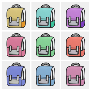 Zaino scolastico per bambini con simpatici cartoni animati, impermeabile e leggero, per la scuola materna, per bambini e bambine - Product Image 6