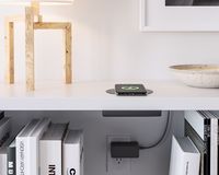 Chargeur sans fil électrique pour le bureau, dissimulé sous le bureau, 50 mm de long, résistant au feu, pour téléphones