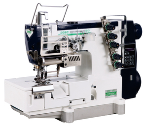 Machine à coudre industrielle à entraînement direct haute vitesse à plat, série Doso DS-588, construction métallique, fonctionnement informatisé - Product Image 1
