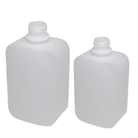Bouteille en plastique PE multi-usages 1000ml Bouteille de liquide nettoyante carrée en plastique portable