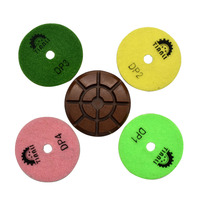 Discos de Pulido de Diamante de 4 Pulgadas (100 mm) para Concreto, Tabletas de Renovación Cruzada