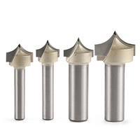 Fresa de Punta Profesional TideWay de Alta Precisión, 2 Filos, 55HRC, Carburo AlTiN, para Fresadora CNC, Madera y Aglomerado