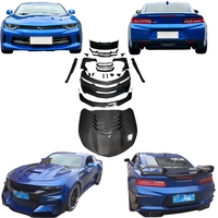 Desain Unik Baru Edisi Terbatas Bahan FRP Body Kit Bolt-On 2016-2017 Camaro Bumper Depan/Belakang Side Skirt Mudguard Kap Mesin