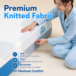 Diseñado para una comodidad duradera. Colchón de espuma de alta densidad Memory by E Z Bed Premium de 25 cm que proporciona un sueño reparador cada noche. - Product Image 4
