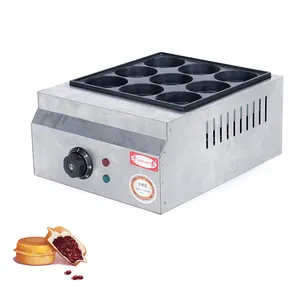 Commercial Stainless Steel Cast Aluminium Hamburger Grill Machine Electric 9 In 1 Egg Burger Pancake Maker Machine