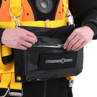 Gilet de plongée commercial flottant, imperméable et souple avec boucles à glissière, gilet de récupération sous-marine haute résistance, sangles réglables