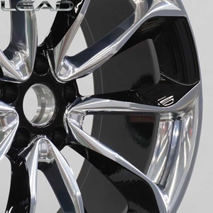 Rines <span class=keywords><strong>LEAD</strong></span> de Aleación Forjada de 16-24 Pulgadas con Acabado Negro Pulido para SUV, Compatibles con Toyota, <span class=keywords><strong>Honda</strong></span>, Nissan - Product Image 4