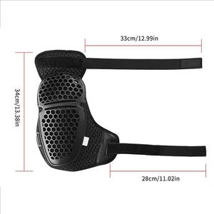 4 Protège-coudes et genouillères pour adultes Protège-tibias réglables pour motocross Protège-coudes pour vélo de montagne Genouillères et coudières - Product Image 5