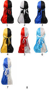 Du Doo DO rags หมวกโจรสลัดสำหรับผู้ชาย360<span class=keywords><strong>เวฟ</strong></span>ผ้าพันหัวหางยาว - Product Image 2