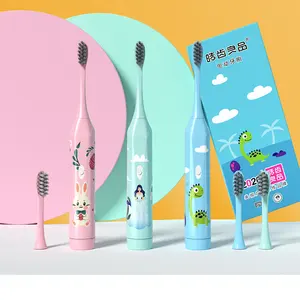 Professional grade children electric toothbrush Silver ion DuPont soft bristle KIDS U shape TOOTHBRUSH