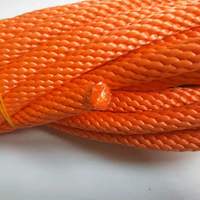 Corde d'amarrage marine tressée en UHMWPE avec âme en nylon, haute résistance, flexible, marque Yanghua, corde cinétique, diamètre 10 mm, bleu/jaune, facile à utiliser