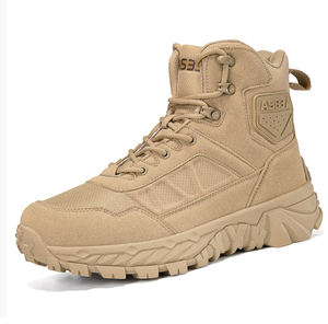 DFA1105 AS33 new design Black Khaki <b>Hiking</b> Combat <b>Boots</b> Desert <b>Boots</b> Training Men Shoes - Product Image 1