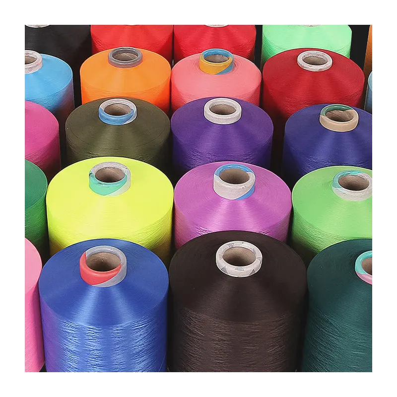 AA sınıf Grade/SD f SD RW polyester dokulu iplik polyester dty iplik