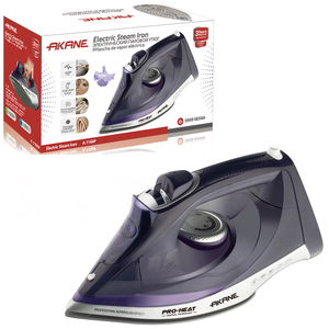 AKANE A.1166 Fer à vapeur électrique 2200W Plancha de vapor eléctrica Semelle en céramique Grand thermostat vertical à vapeur - Product Image 2
